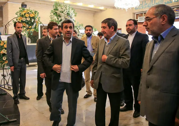 (تصاویر) مردان‌احمدی‌نژاد در ختم‌مادر رحیمی