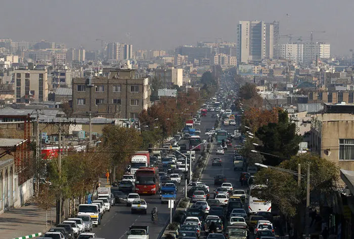 (تصاویر) هوای مشهد در وضعیت هشدار