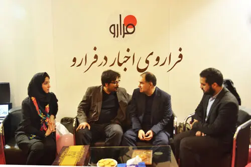 (تصویر) مدیرعامل ایرنا در غرفه فرارو