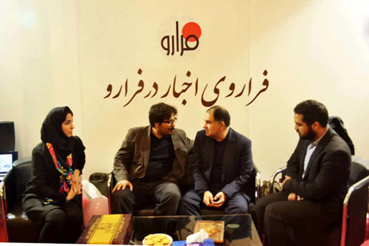 (تصویر) مدیرعامل ایرنا در غرفه فرارو