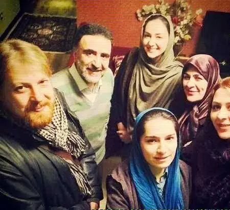 (تصویر) هانیه توسلی در کنار مصطفی تاج​زاده