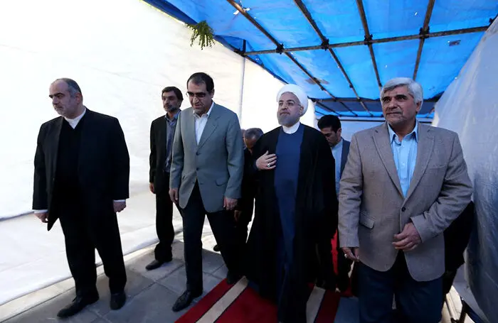 (تصاویر) روحانی در مراسم روز دانشجو