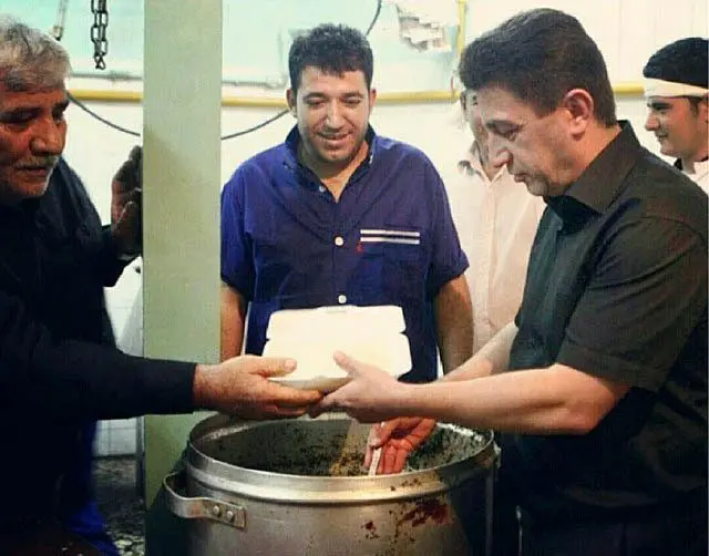 عکس اینستاگرام امیر قلعه‌نویی در شب اربعین