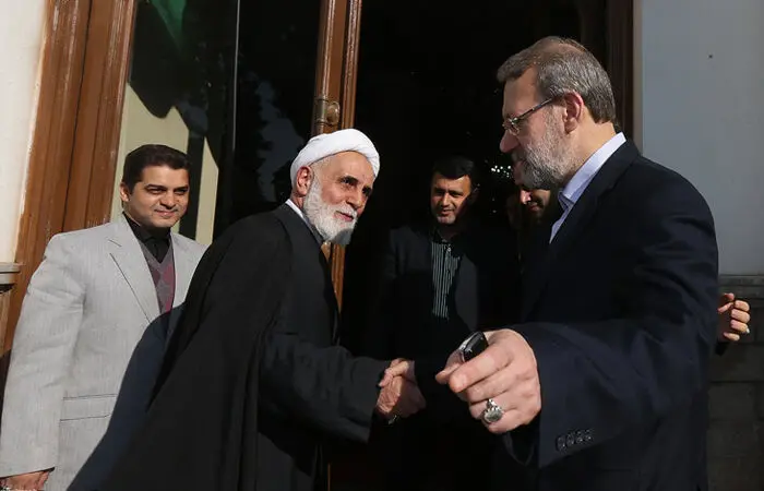 (تصاویر) تقدیر لاریجانی از ناطق‌نوری