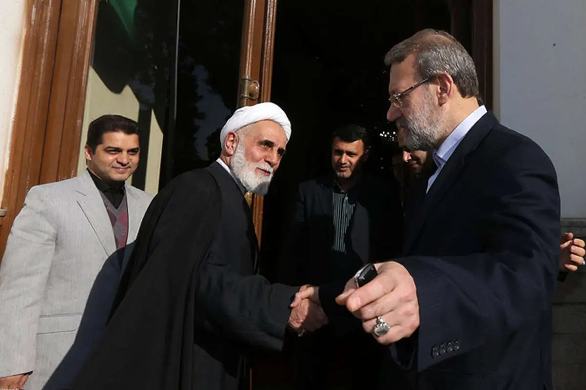 (تصاویر) تقدیر لاریجانی از ناطقنوری