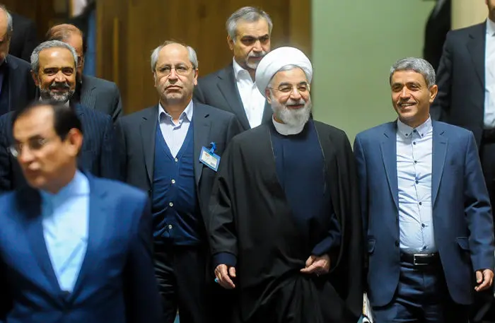 (تصاویر) همایش اقتصادایران با حضور روحانی