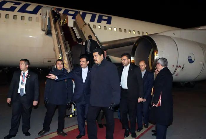 (تصاویر) ورود "مادورو" به تهران