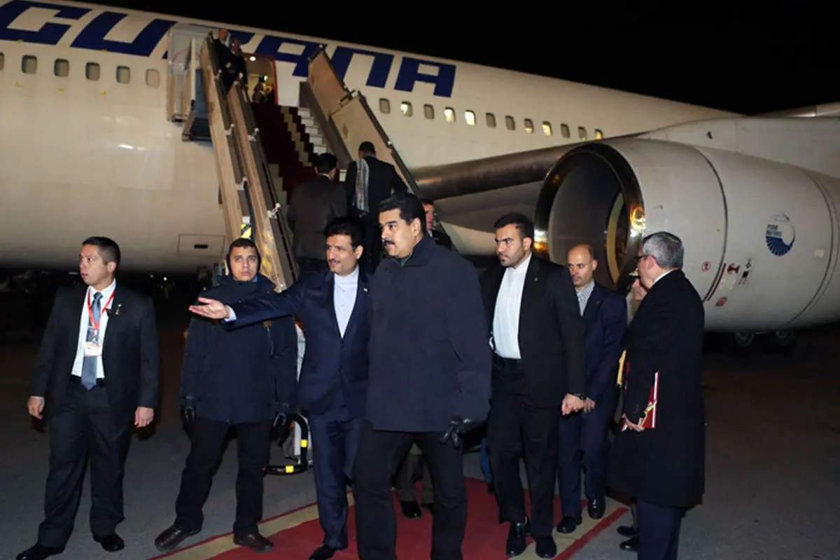 (تصاویر) ورود "مادورو" به تهران