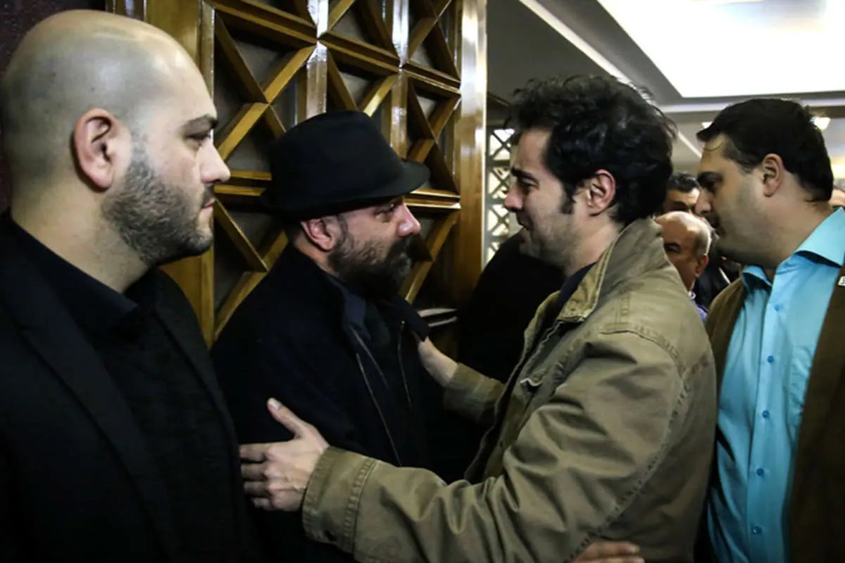 (تصاویر) هنرمندان در ترحیم انوشیروان ارجمند
