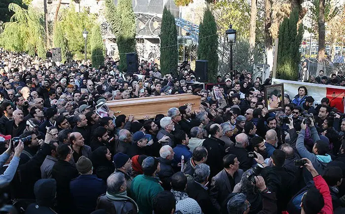 (تصاویر) مراسم تشییع مرتضی احمدی