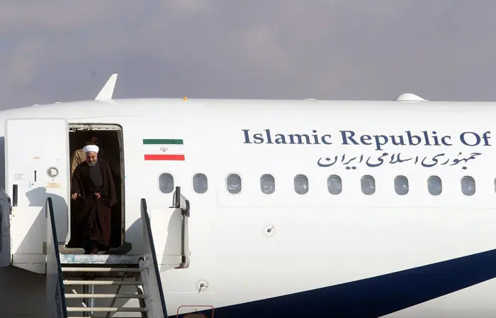(تصاویر) استقبال از روحانی در بیرجند