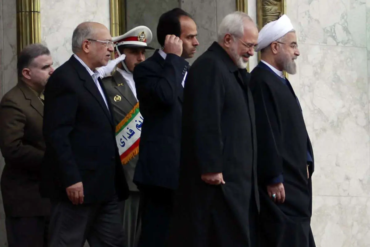 (تصاویر) استقبال رسمی روحانی از "مادورو"