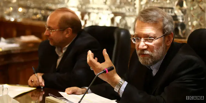 انتقادات قالیباف در دیدار با علی لاریجانی