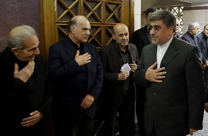 (تصاویر) مراسم ختم مشفق کاشانی