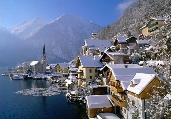 (تصاویر) زیباترین شهرهای برفی جهان