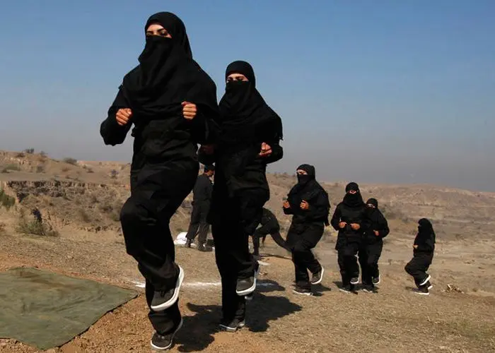 (تصاویر) زنان کماندو در پاکستان