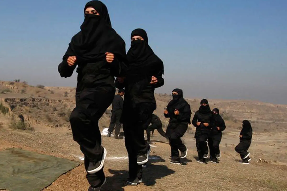 (تصاویر) زنان کماندو در پاکستان