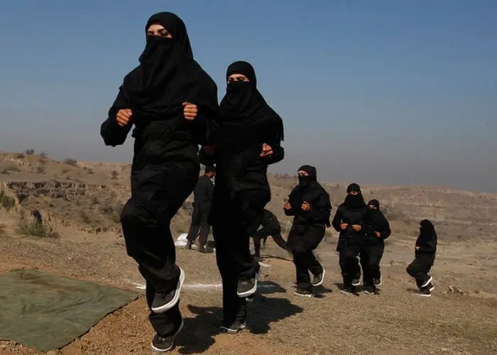 (تصاویر) زنان کماندو در پاکستان