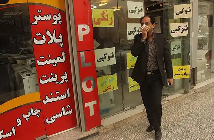 (تصاویر) گرد و غبار شدید در اهواز