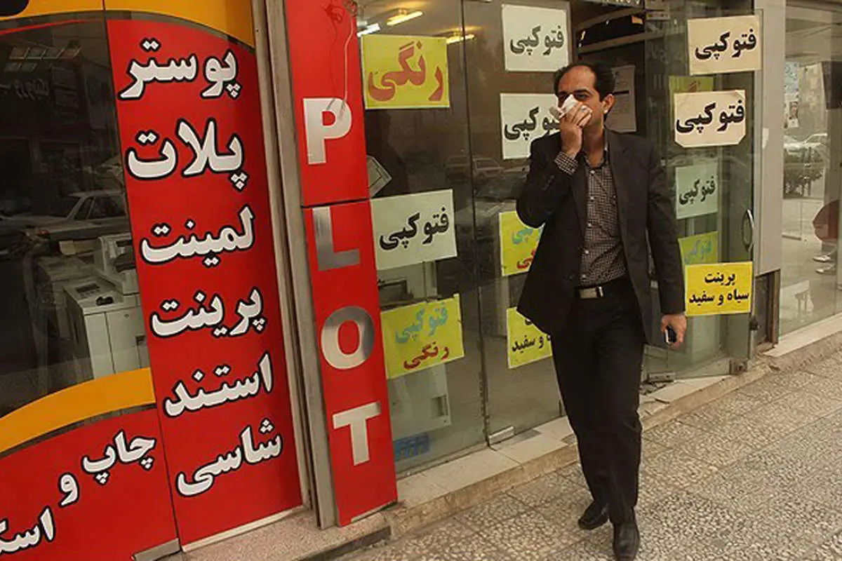 (تصاویر) گرد و غبار شدید در اهواز