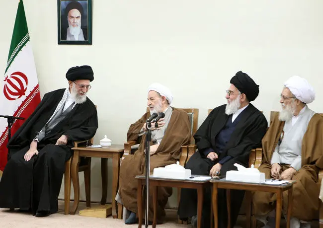 (تصاویر) دیدار اعضای خبرگان با رهبر انقلاب