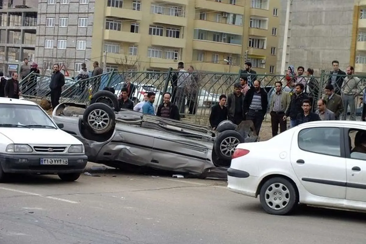 (تصاویر) نجات معجزه آسای سرنشینان سمند از مرگ