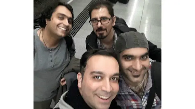 (تصویر) خبرنگارهای ایرانی پیش از سفر "مرگ"