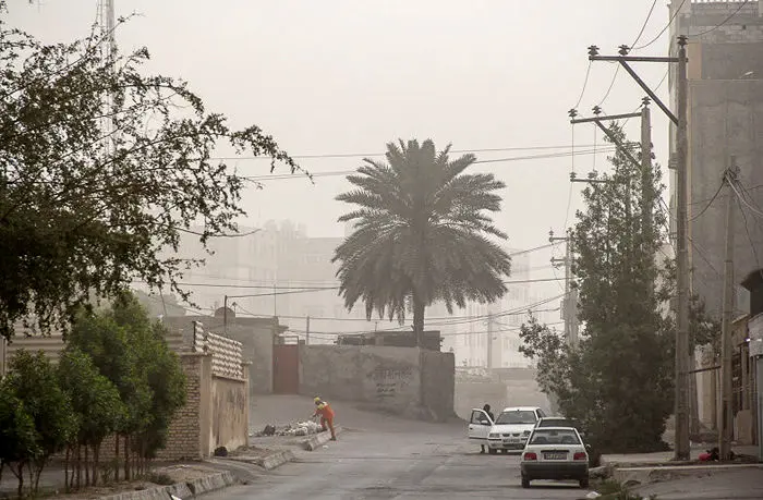 (تصاویر) گرد و غبار در بندرعباس
