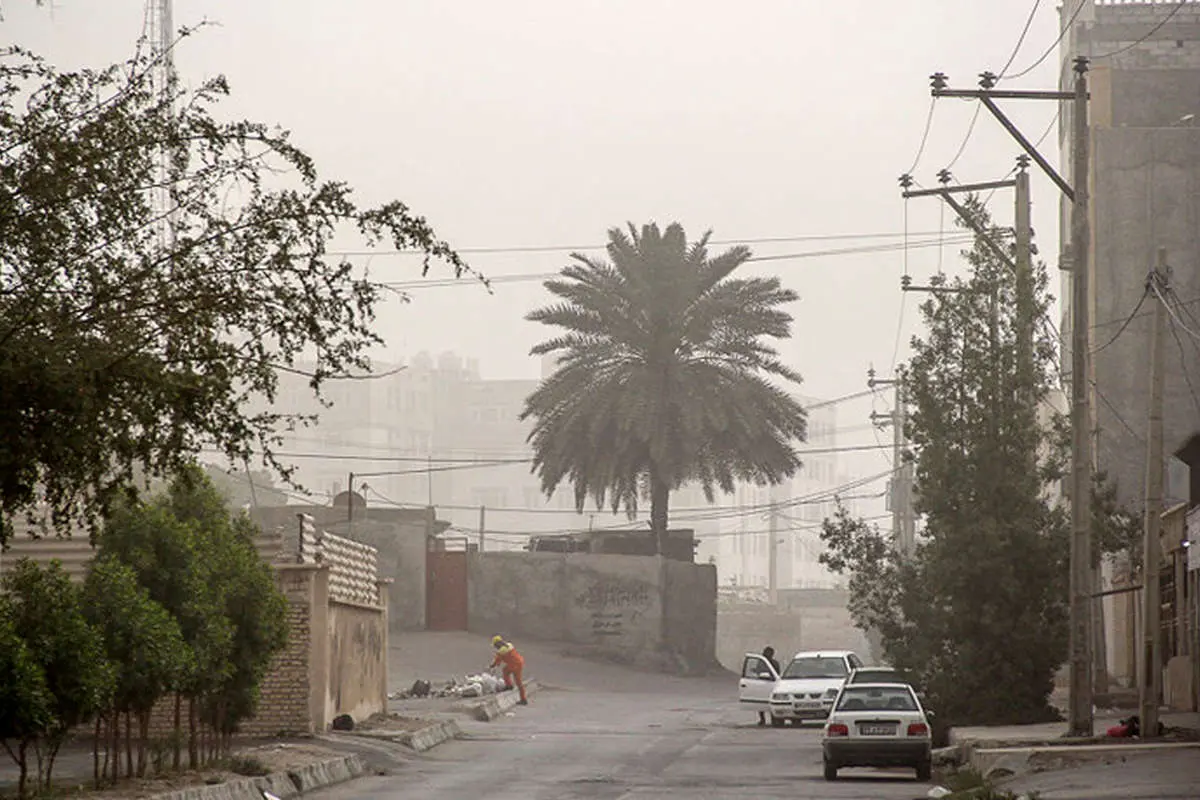 (تصاویر) گرد و غبار در بندرعباس