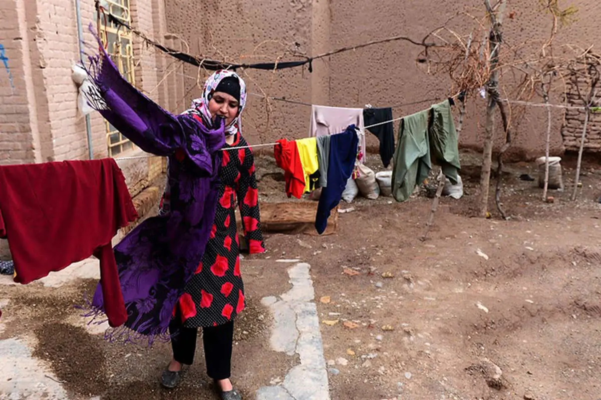 زندگی زن افغان بدون دست