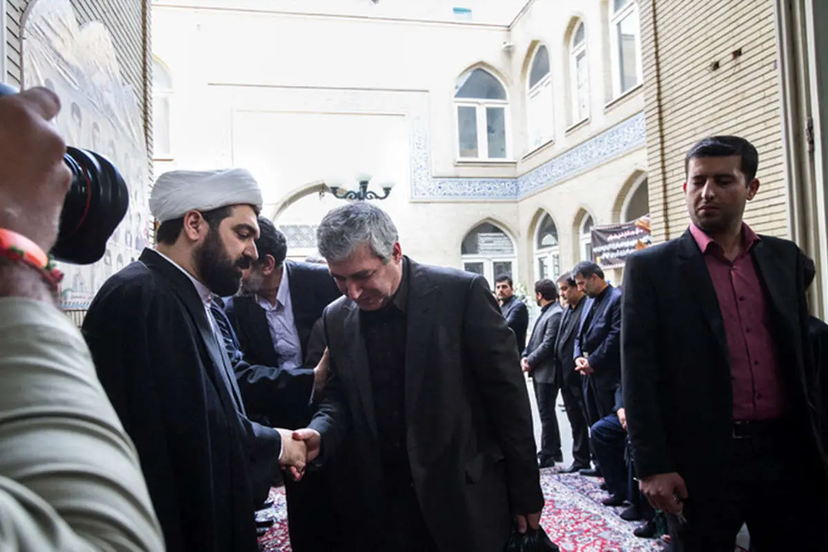 (تصاویر) مجلس ترحیم پدر شهاب مرادی
