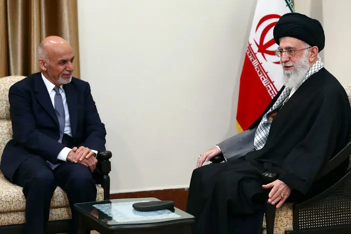 (تصاویر) دیدار اشرف‌غنی با رهبر انقلاب