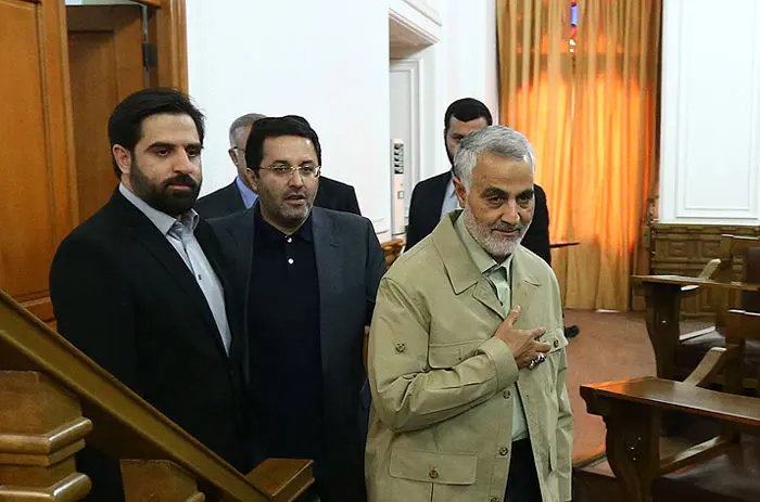 (تصاویر) سردارسلیمانی در فراکسیون رهروان
