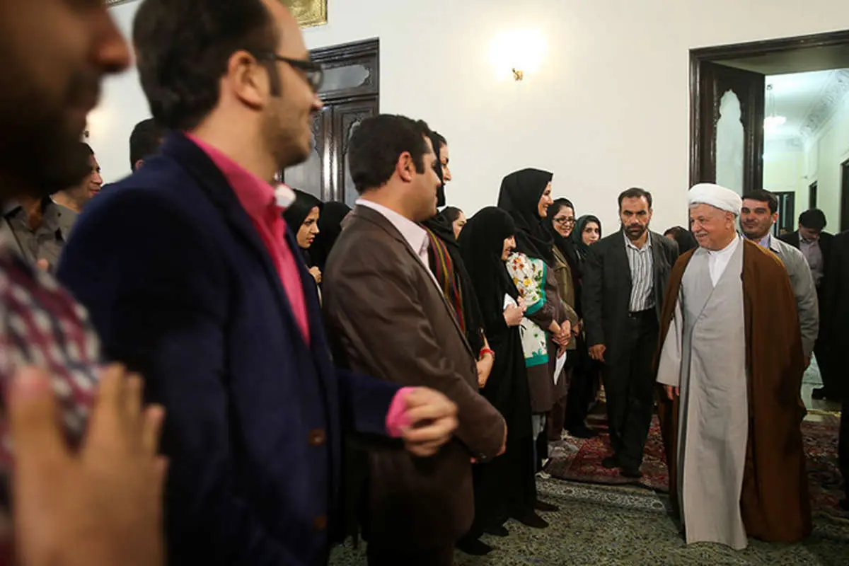 (تصاویر) دیدار دانشجویان با هاشمی