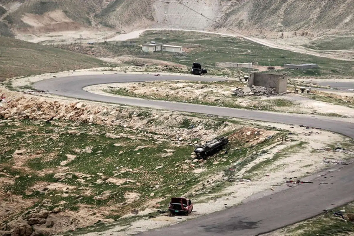 (تصاویر) پایگاه زنان چریک در سنجار