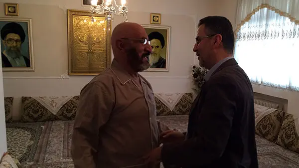 (تصویر) عیادت ایوبی از فرج‌الله‌سلحشور