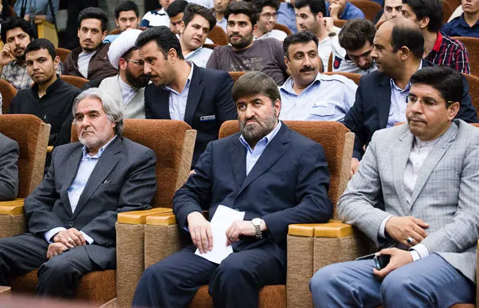 (تصاویر) سخنرانی علی مطهری در مشهد