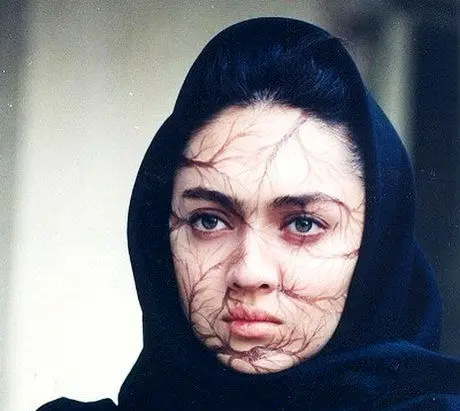 (تصویر) گریم هنرمندانه نیکی کریمی؛ 23 سال قبل