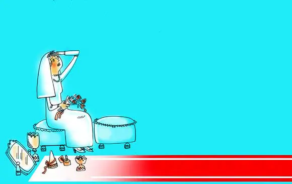 (کاریکاتور) زندگی مجردی دخترها!
