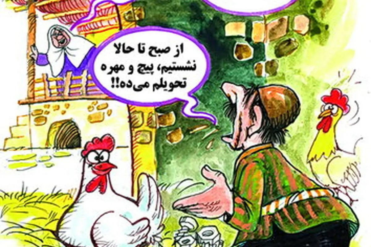 (کاریکاتور) فلزات در فرآورده‌های مرغی!