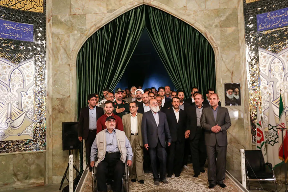 (تصاویر) رونماییِ ضریح نمادین سیدالشهدا