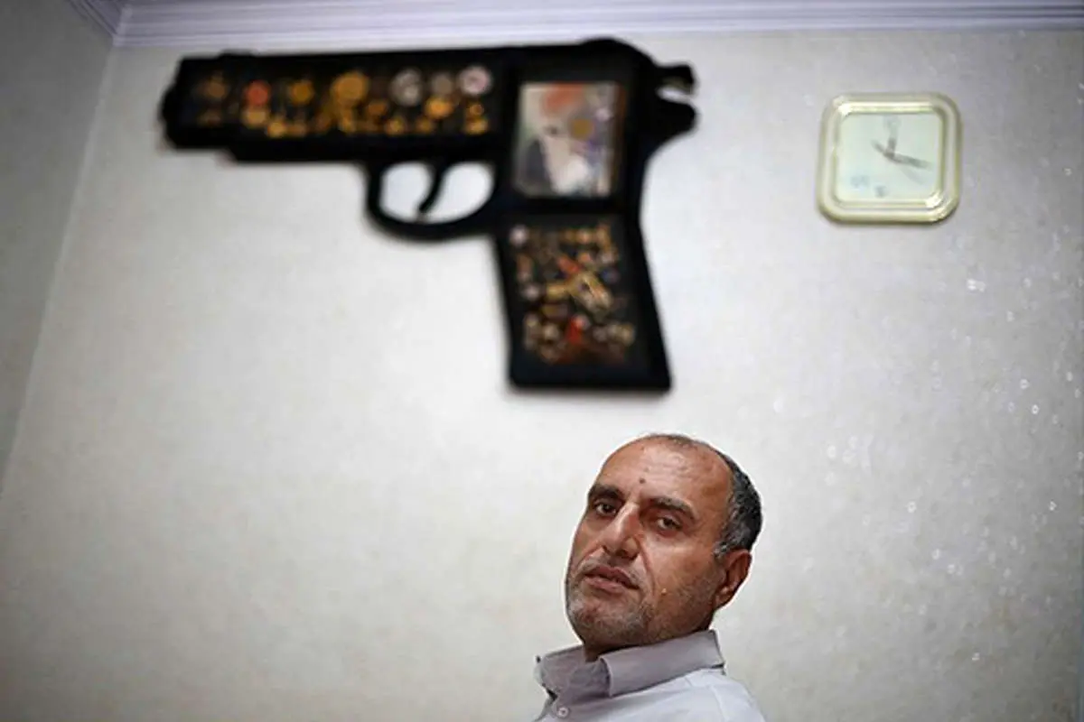 (تصاویر) جانباز قهرمان