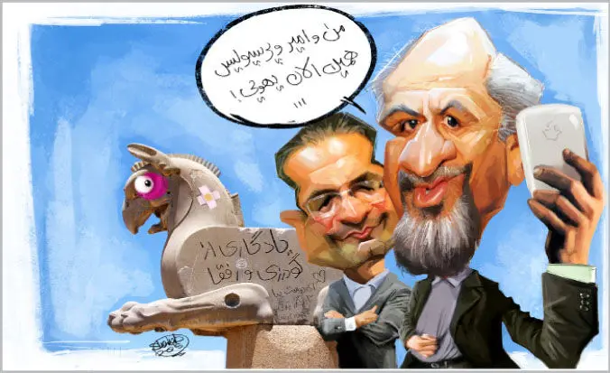 (کاریکاتور) رقابت با  اسکندر مقدونی برای نابودی پرسپولیس!