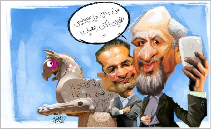 (کاریکاتور) رقابت با  اسکندر مقدونی برای نابودی پرسپولیس!
