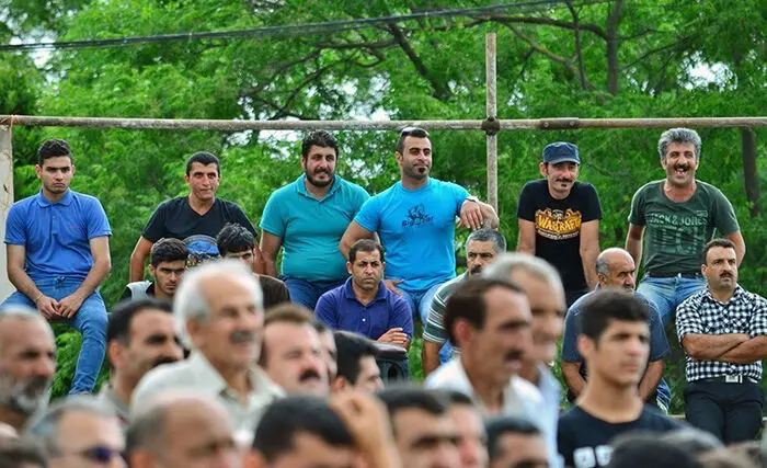 (تصاویر) حادثه در مسابقات کشتی شیرود