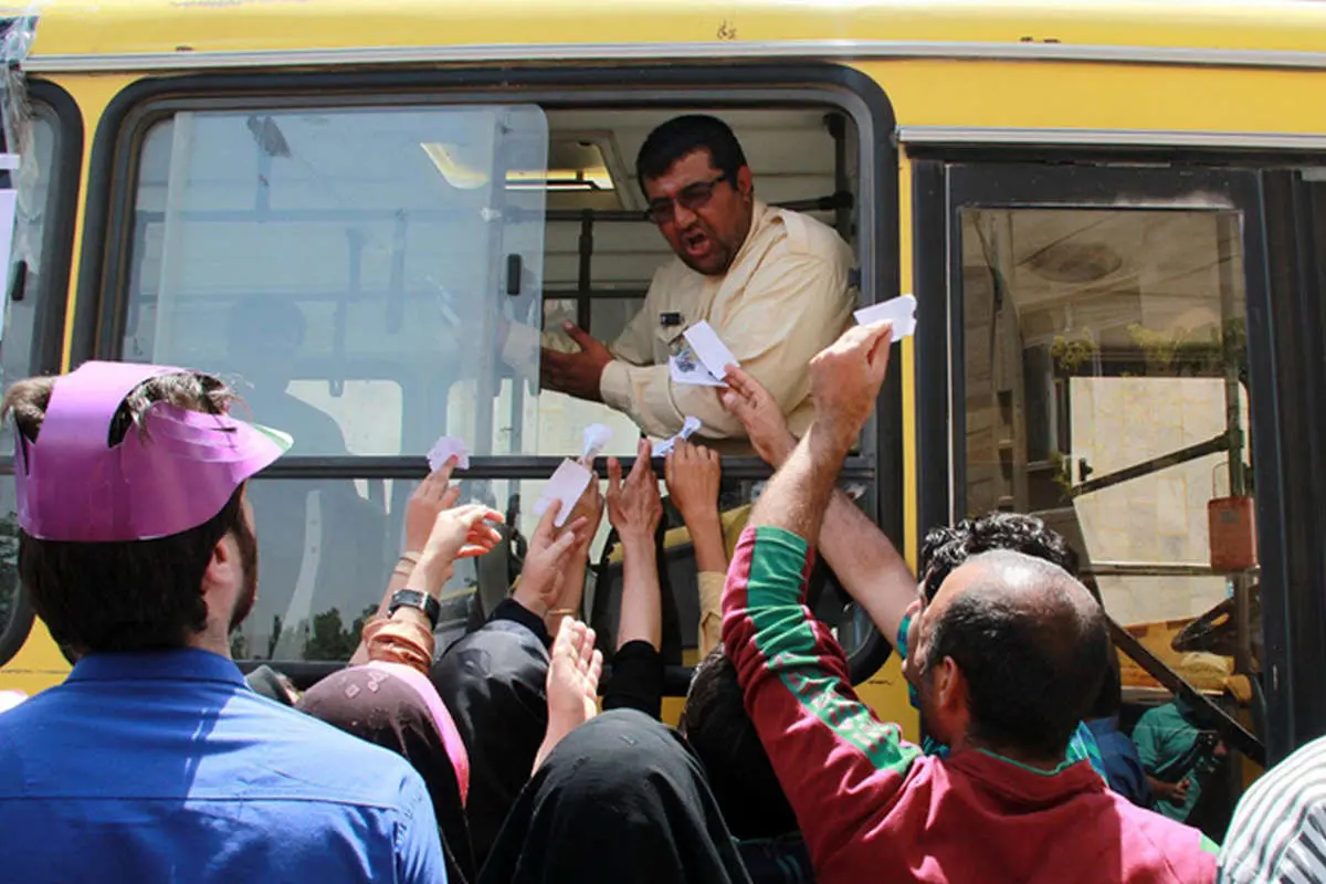 (تصاویر) استقبال از روحانی در بجنورد