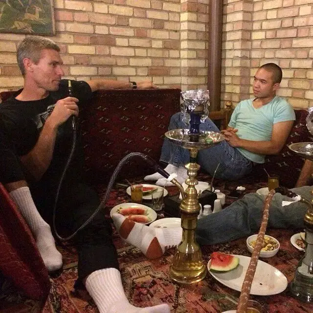 (تصویر) تهرانگردی تیم ملی آمریکا با طعم قلیان