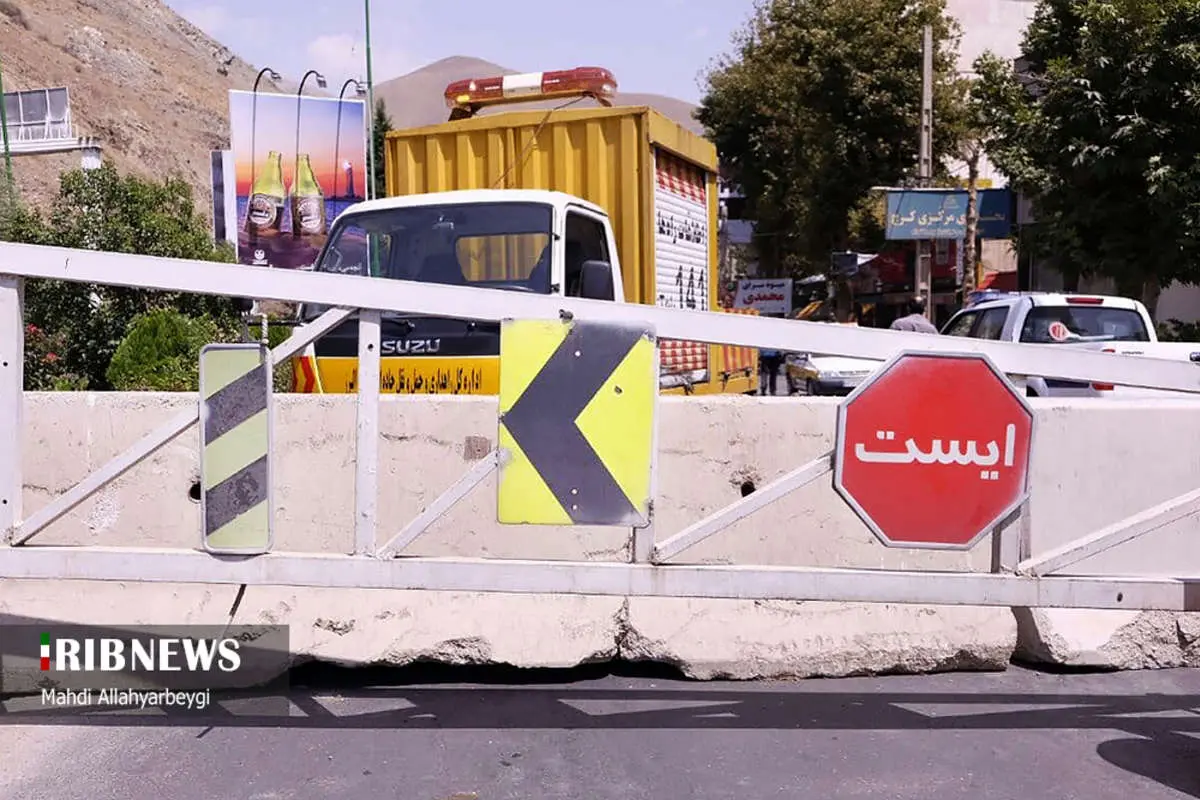(تصاویر) جاده چالوس مسدود شد