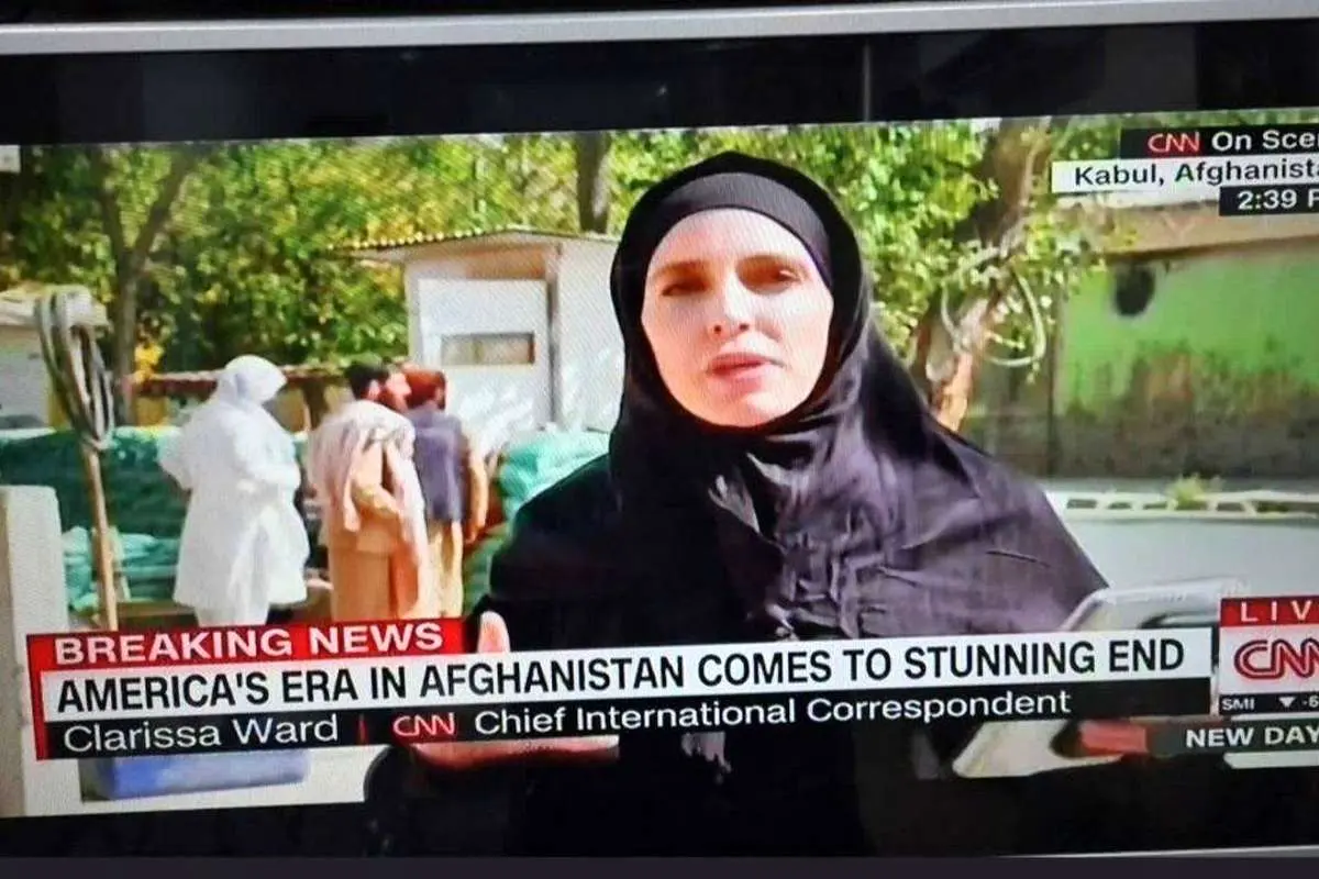 پوشش خبرنگار CNN پس از تصرف کابل توسط طالبان سوژه شد