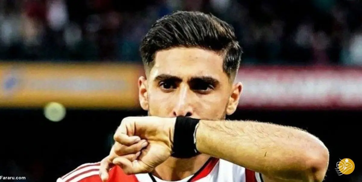 (عکس) ماجرای مچ بند مشکی جهانبخش و عدم شادی پس از گل